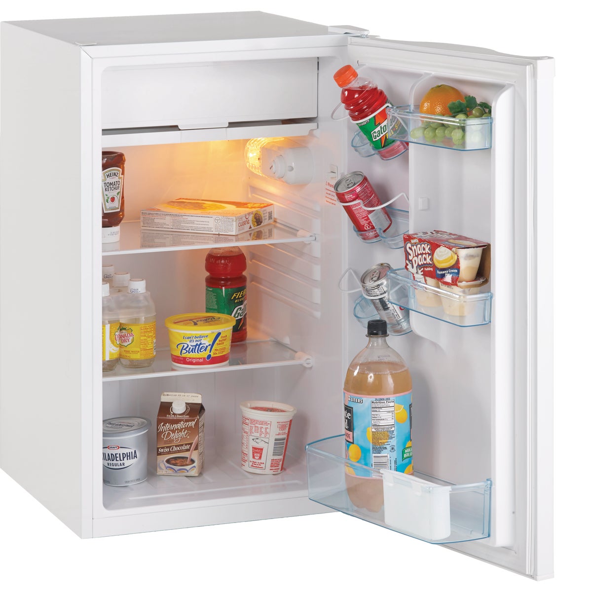 Avanti 4.4 Cu. Ft. White Counter High Refrigerator  with Separate Chiller Image 2