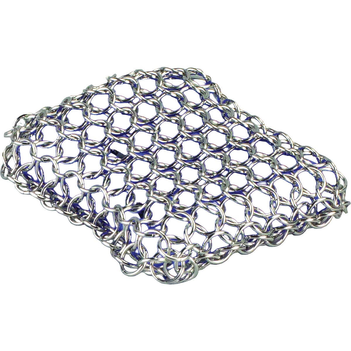 Lodge Blue Stainless Steel Chainmail Scrubbing Pad