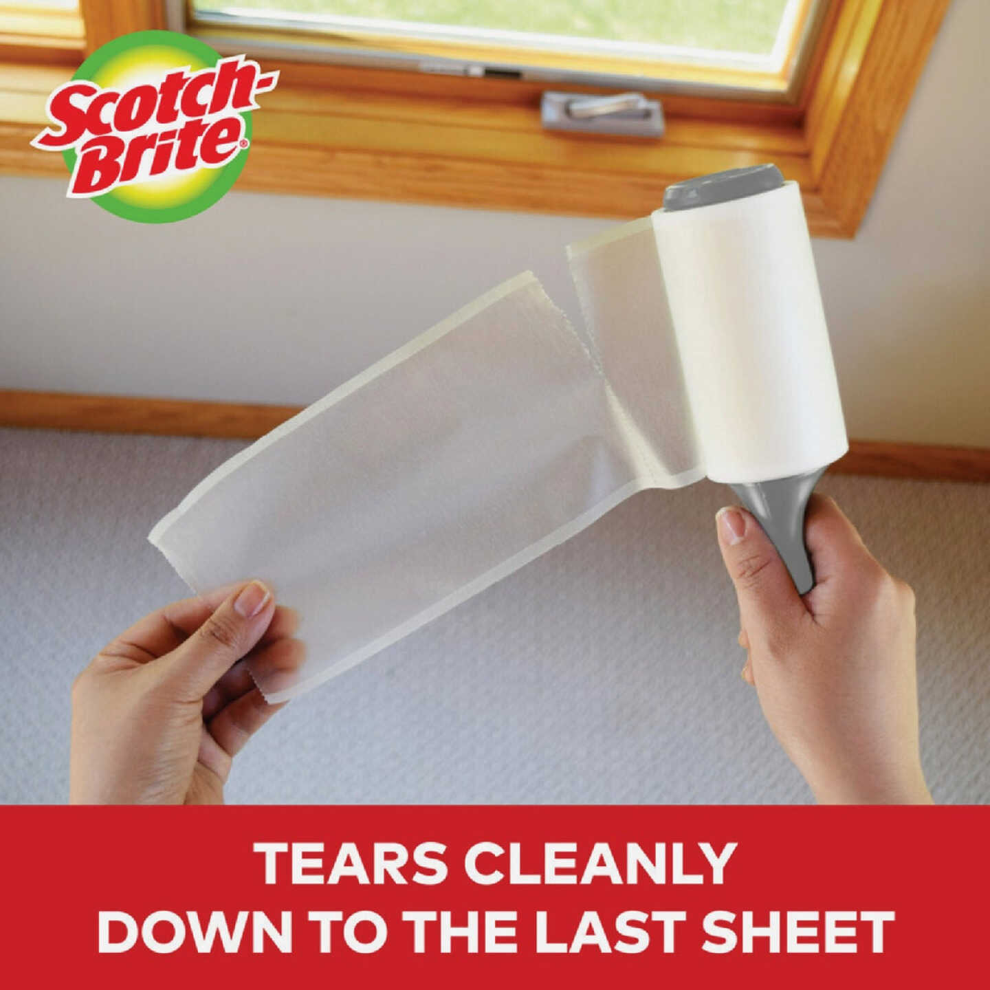 Scotch-Brite Everyday Clean 70-Sheet Lint Roller (2-Pack) Image 5