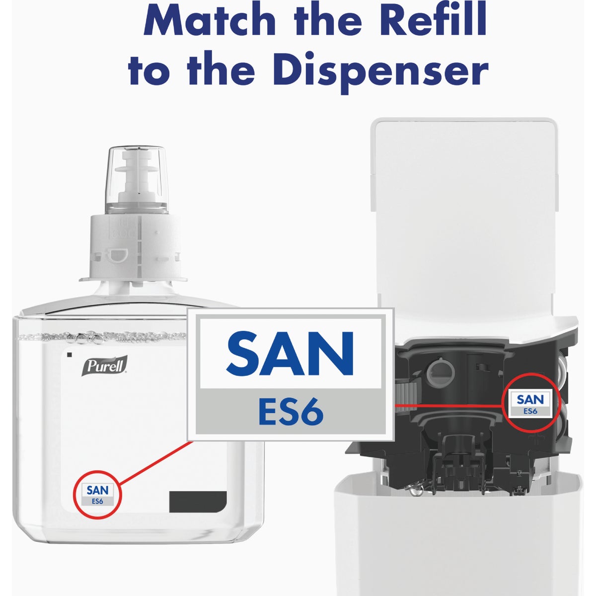 PURELL ES6 Advanced Clean Scent Hand Sanitizer Foam, 1200mL Refill Image 5