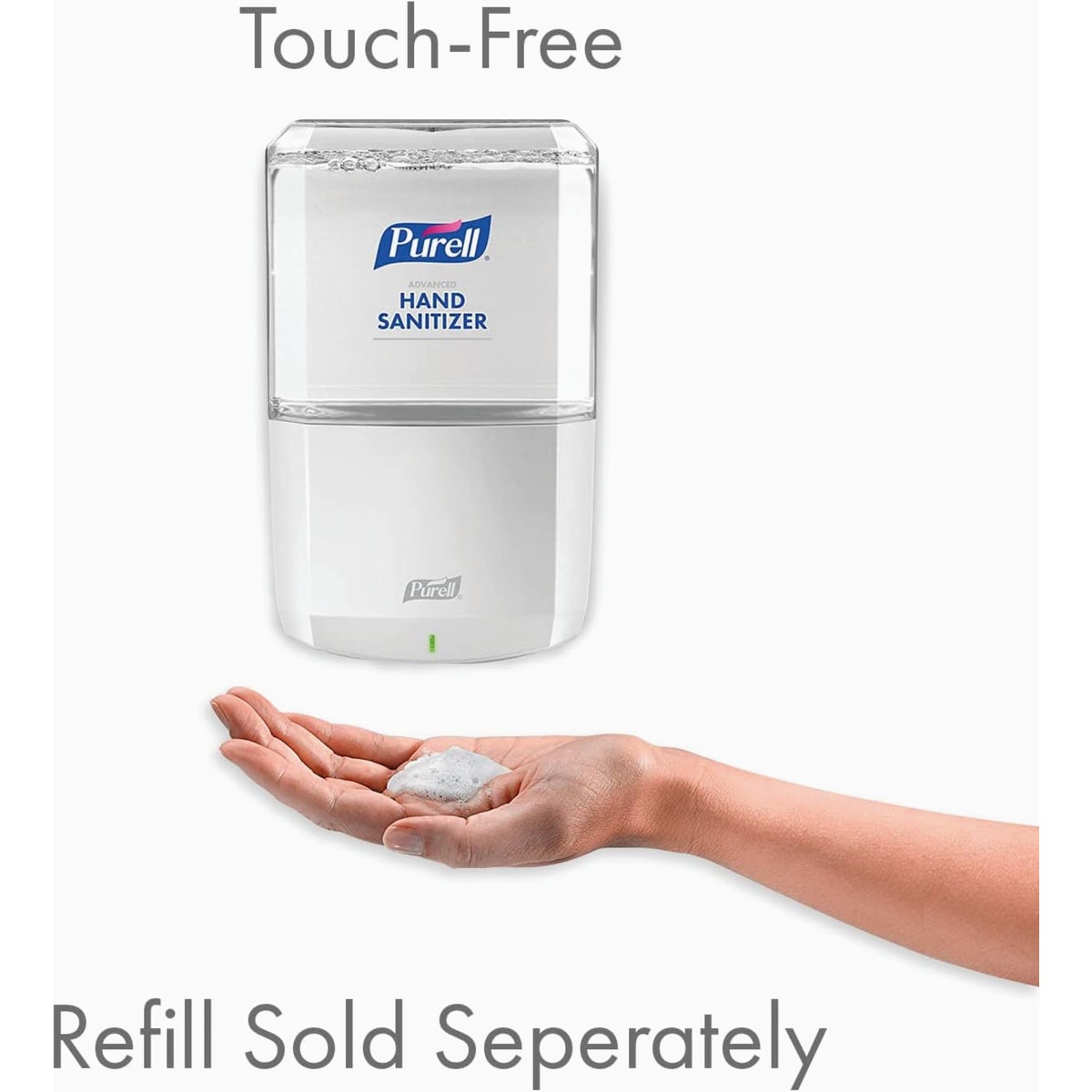 PURELL ES6 Automatic White 1200mL Hand Sanitizer Dispenser Image 1