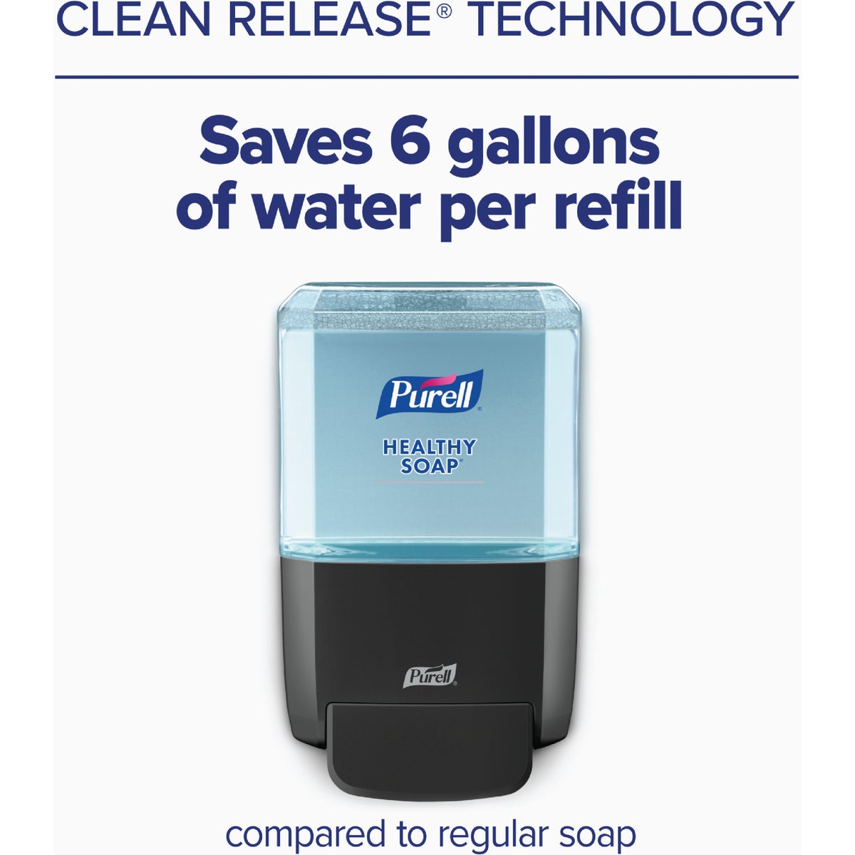 PURELL ES4 1200mL Manual Wall-Mounted Hand Soap Dispenser, Graphite Image 5