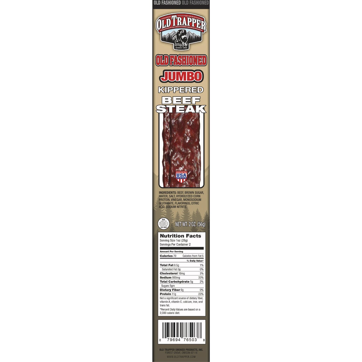 Old Trapper Old Fashioned Kippered Steak Jerky Image 6