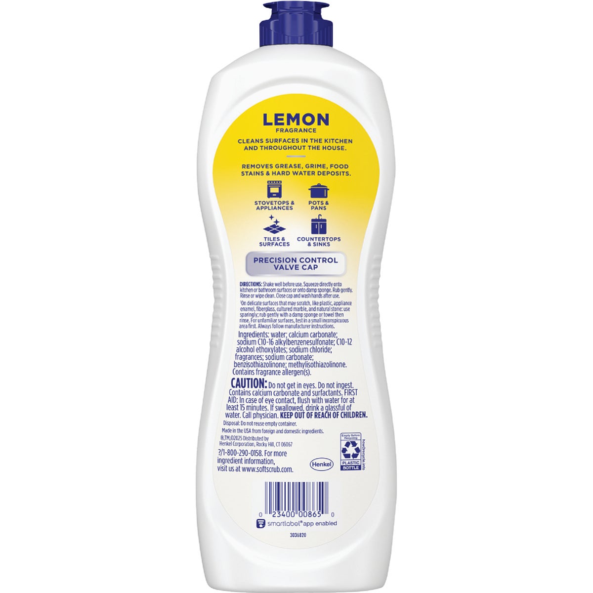 Soft Scrub 24 Oz. Lemon Cleanser Image 6