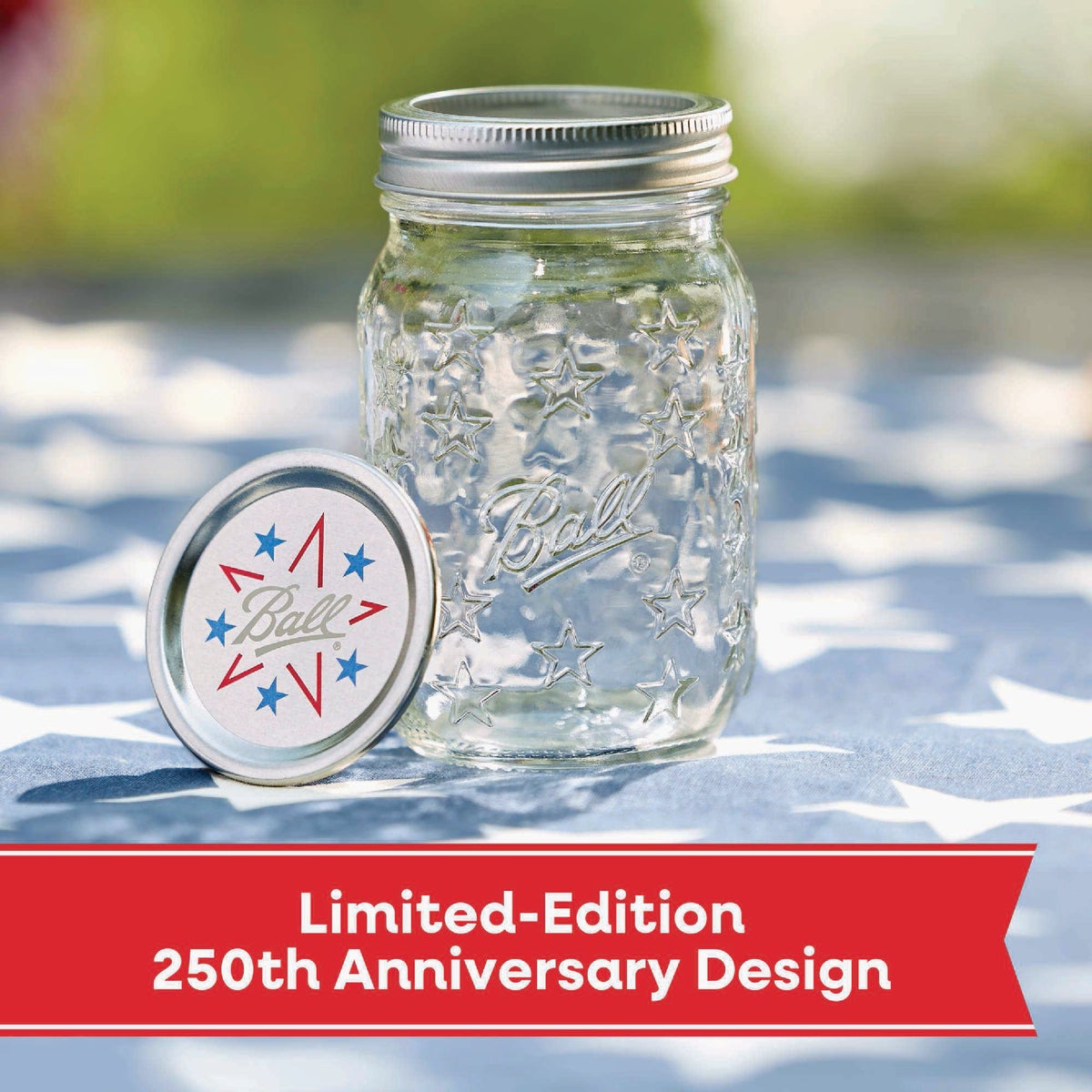 Ball 16 Oz. Limited Edition Americana Regular Mouth Pint Mason Jar (4-Pack) Image 5
