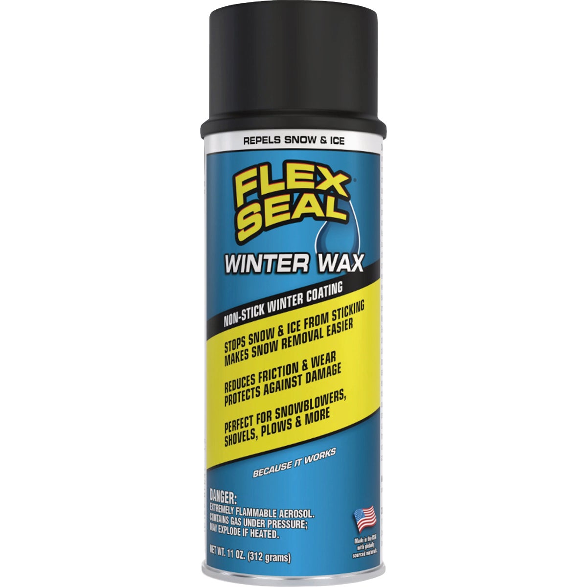 Flex Seal 11 Oz. Winter Wax Aerosol Spray Wax Lubricant
