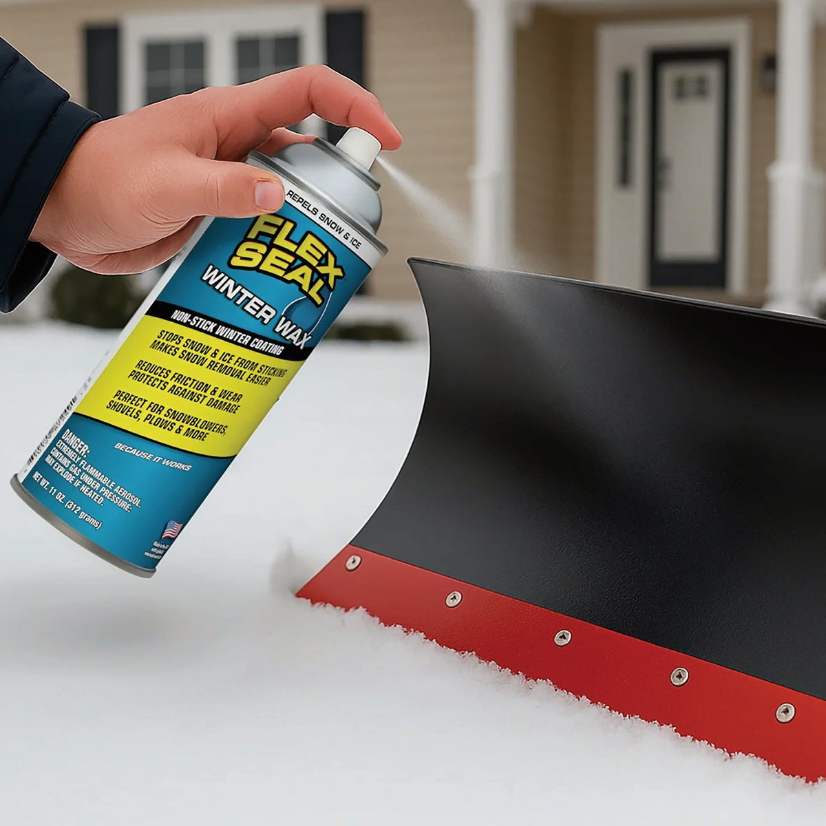 Flex Seal 11 Oz. Winter Wax Aerosol Spray Wax Lubricant Image 4