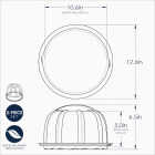 Nordic Ware Translucent Bundt Cake Keeper Image 2