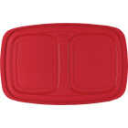 Rubbermaid EasyStore 28.8 C. Clear Rectangular Food Storage Container with Lid Image 6