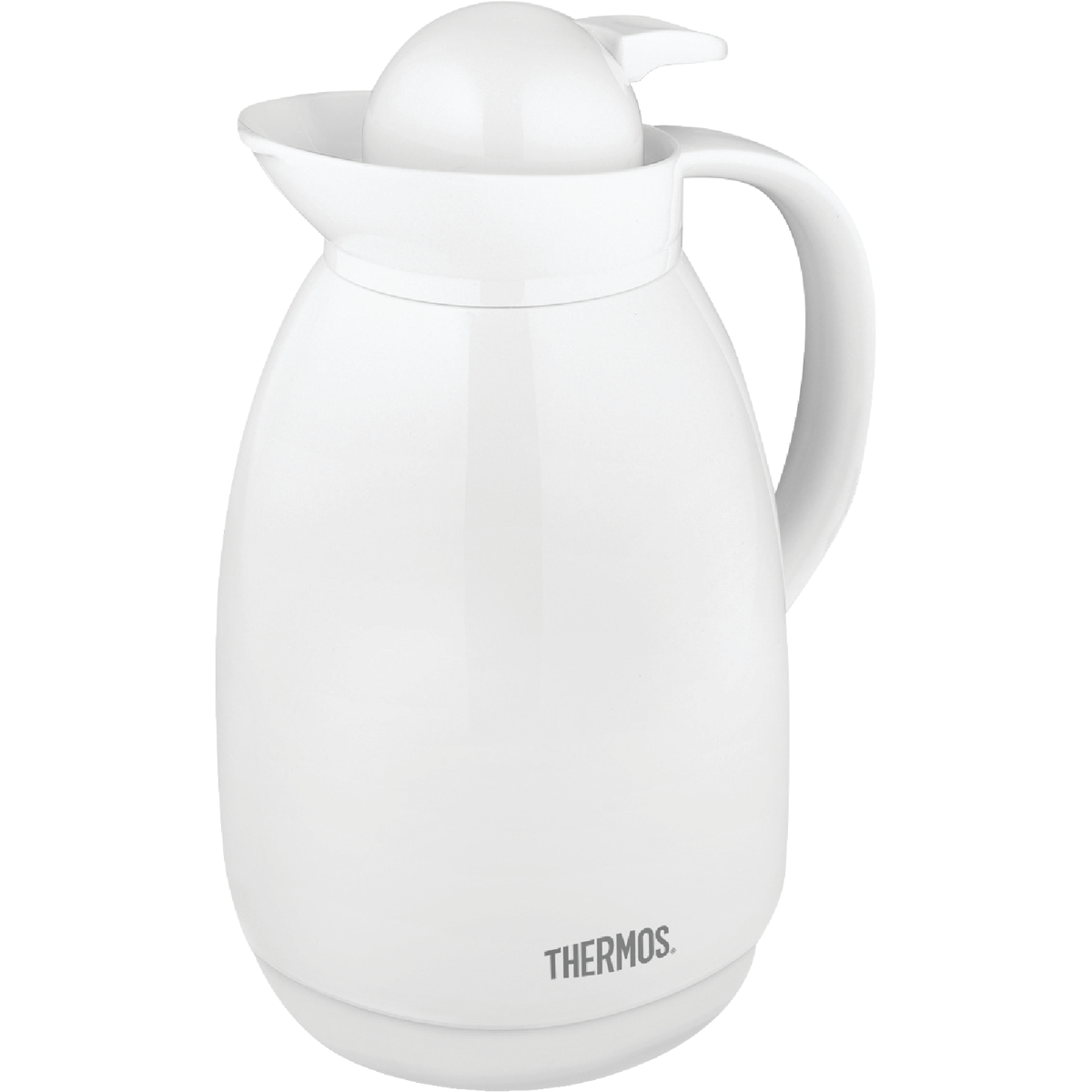 Thermos White Vacuum Insulated Glass Carafe 