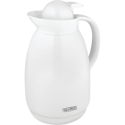 Thermos White Vacuum Insulated Glass Carafe Image 1
