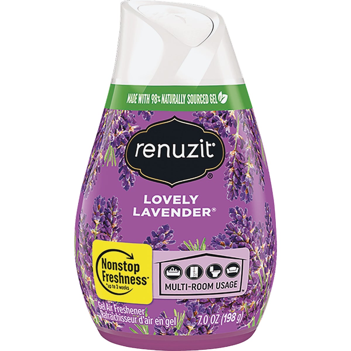 Renuzit 7 Oz. Lovely Lavender Solid Air Freshener Image 1