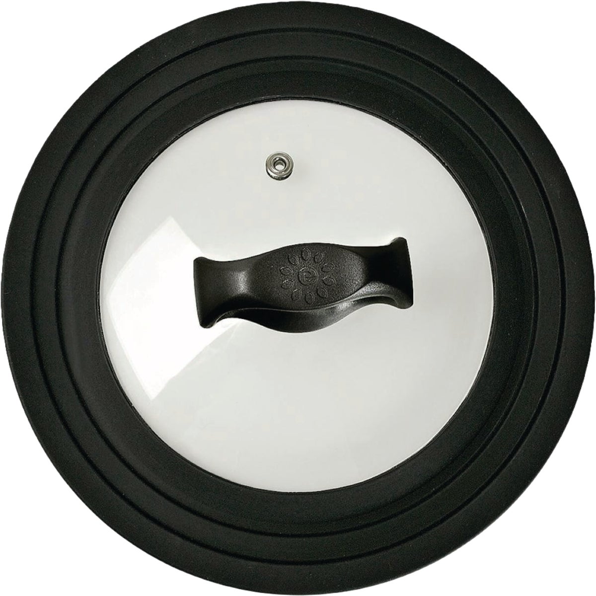 Epoca Ecolution Kitchen Extras Small Universal Vented Tempered Glass Lid with Silicone Rim