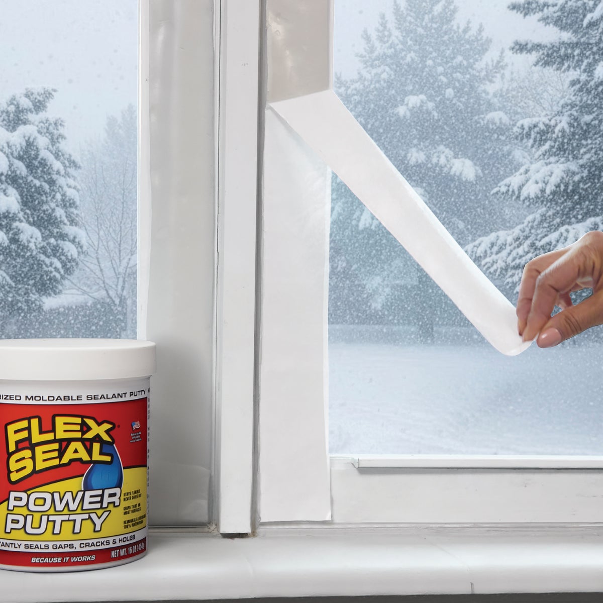 Flex Seal Power Putty 16 Oz. White Multi-Purpose Adhesive Image 5