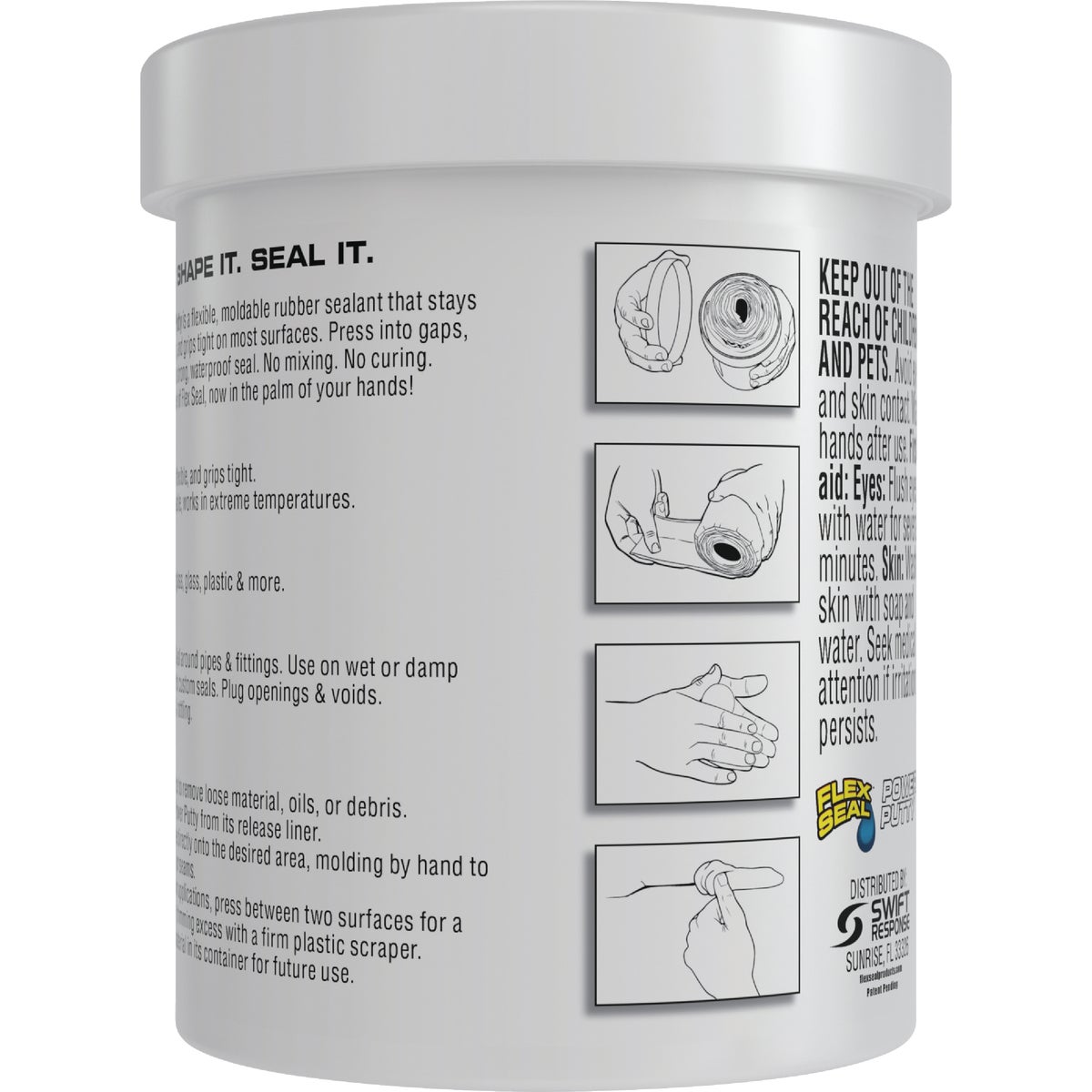 Flex Seal Power Putty 16 Oz. White Multi-Purpose Adhesive Image 6