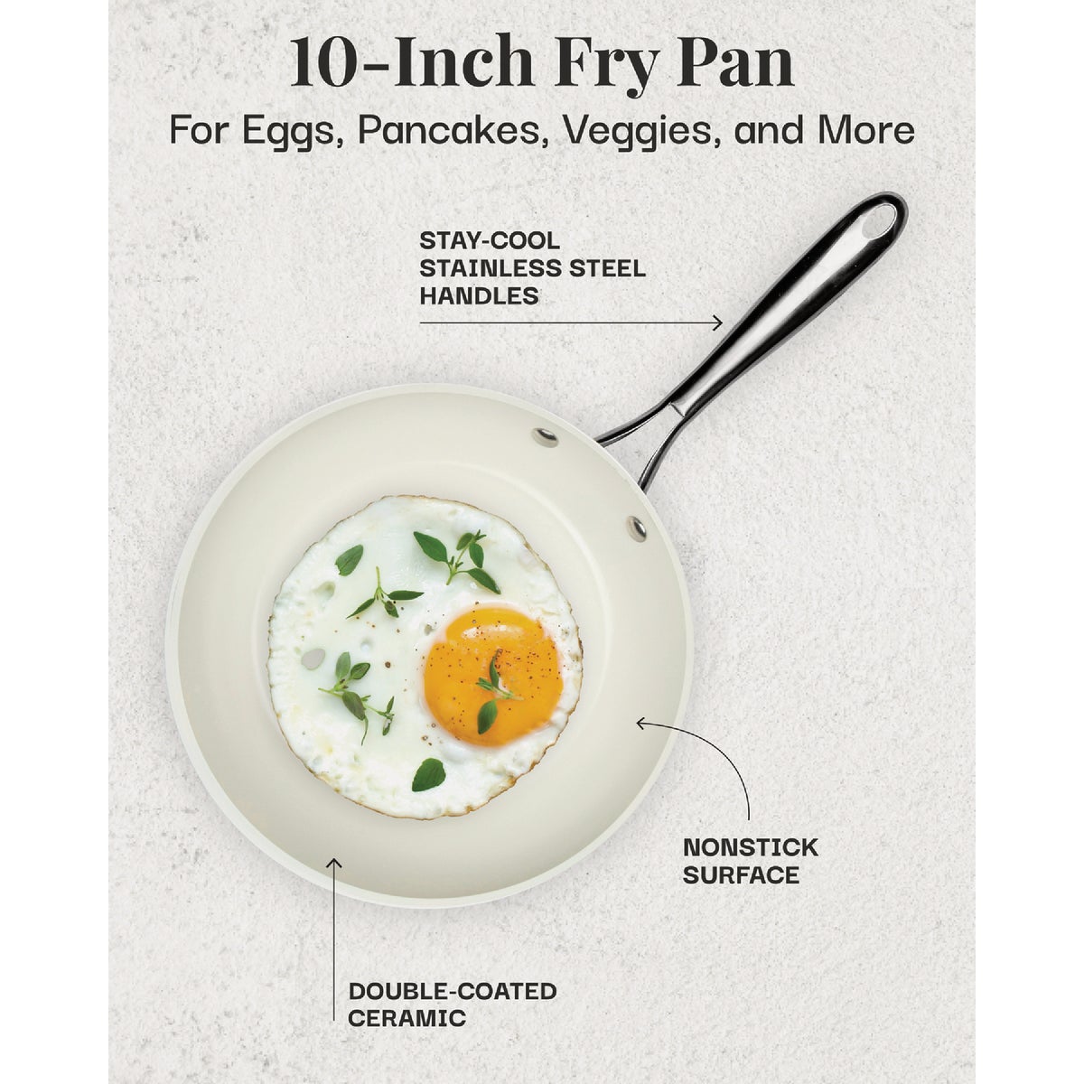 Gotham Steel Natural Collection 10 In. Fry Pan Image 5