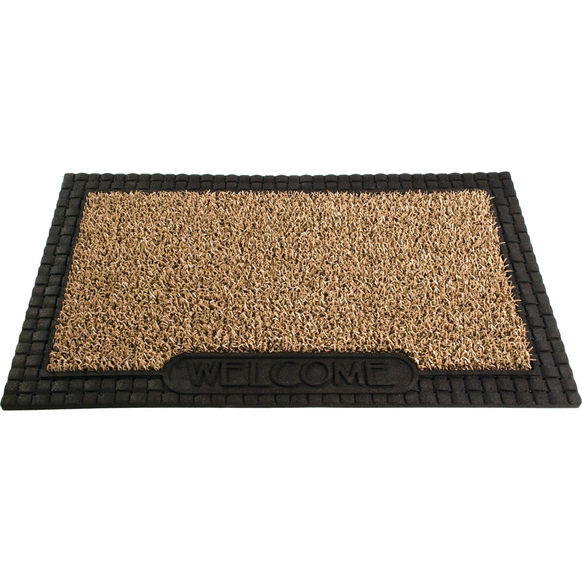 GrassWorx Clean Machine Premium Jute 18 In. x 30 In. AstroTurf Door Mat