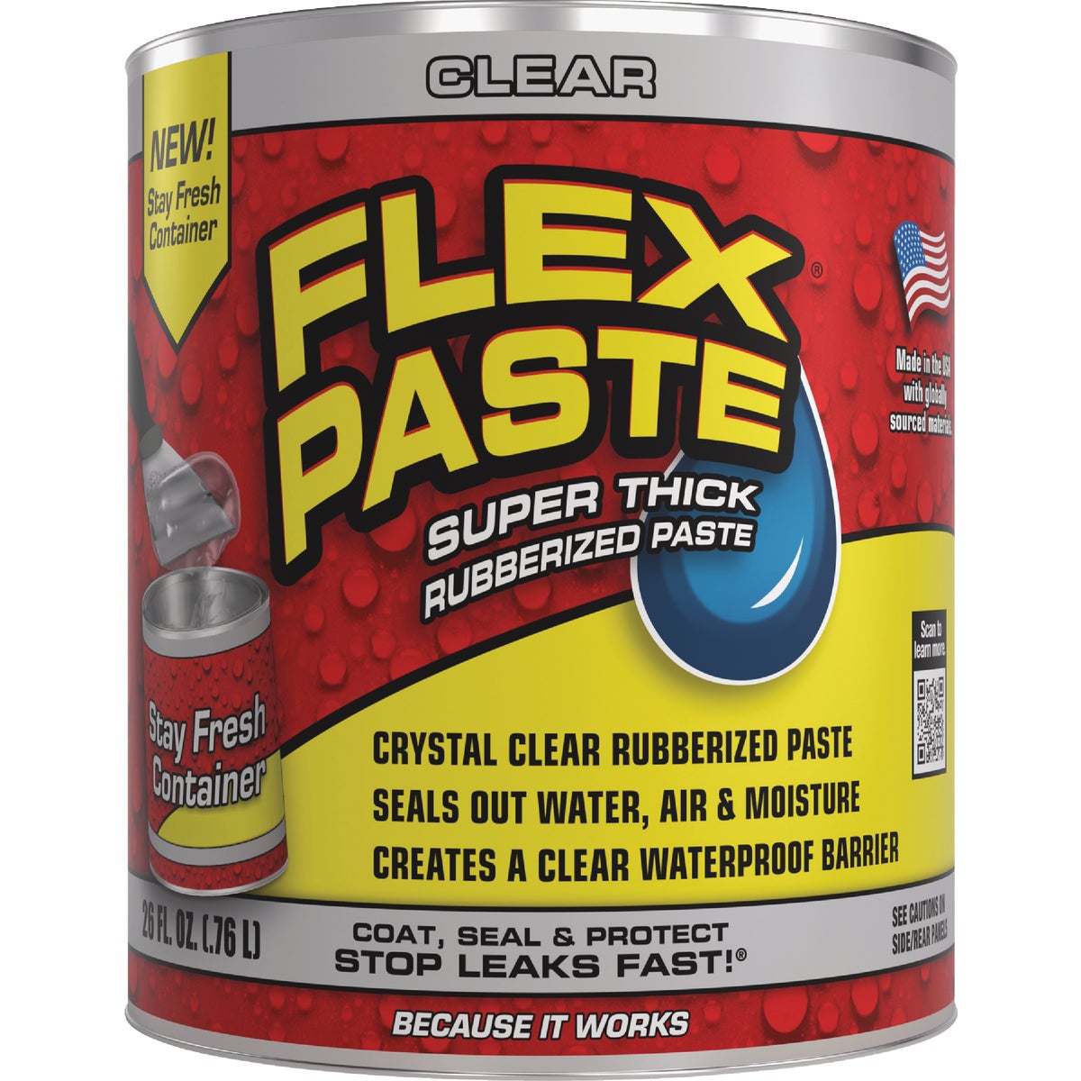 Flex Paste 3 Lb. Clear Can Image 1