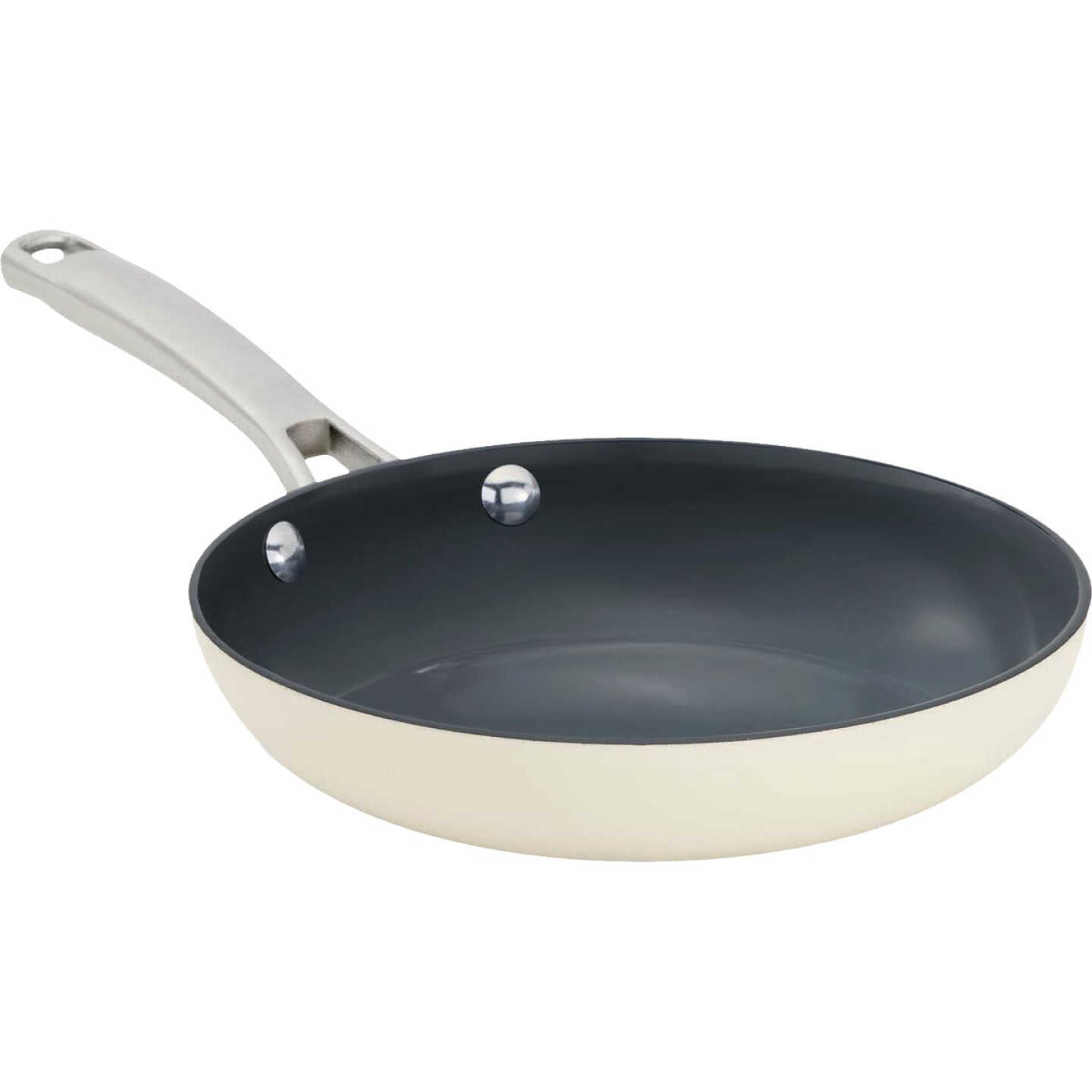 Calphalon 8 In. Ceramic Nonstick Frying Pan, Flour Image 1