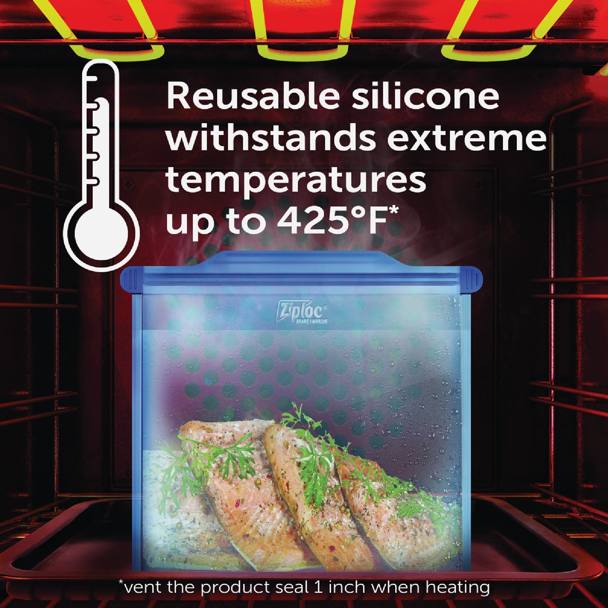 Ziploc Endurables 2-Cup Medium Pouch Food Storage Image 3