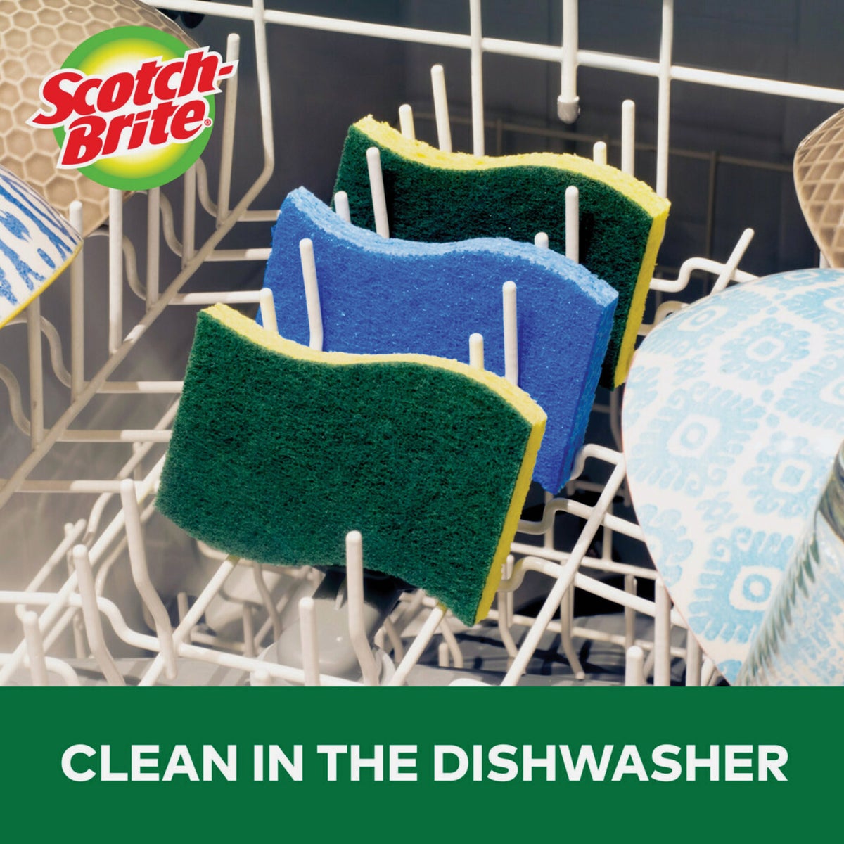 Scotch-Brite Heavy Duty Scrub Sponge, 4.5 In. x 2.7 In. x .6 In. Image 2