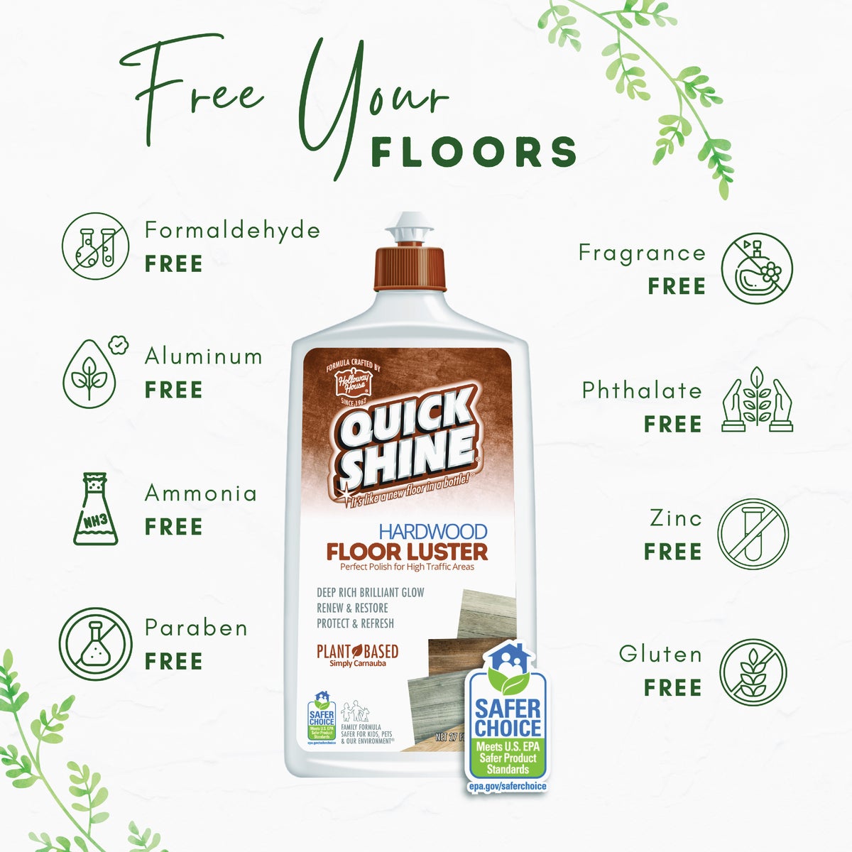 Quick Shine 27 Oz. Hardwood Luster Finish Image 6