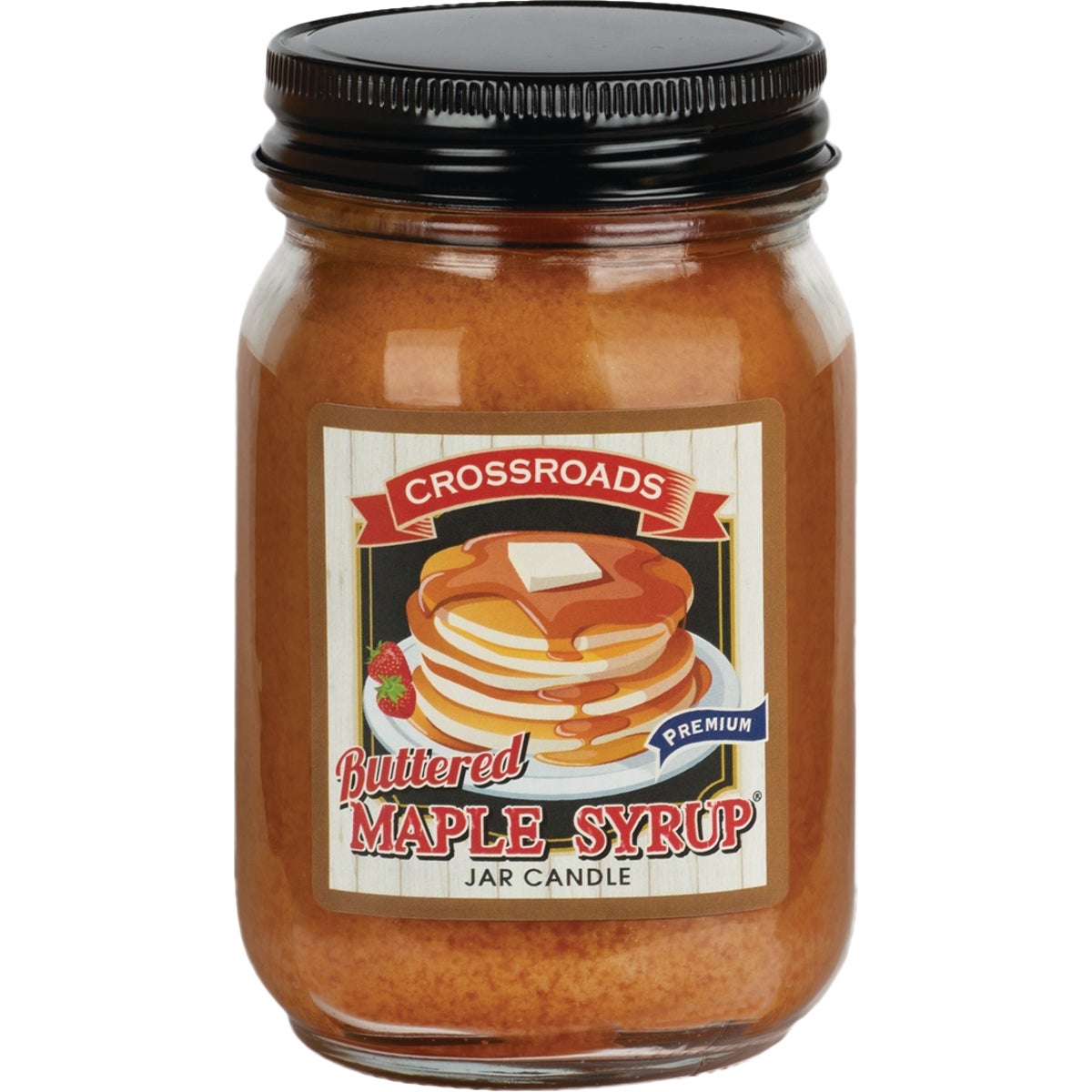 Crossroads Original Designs 12 Oz. Jar Candle, Buttered Maple Syrup