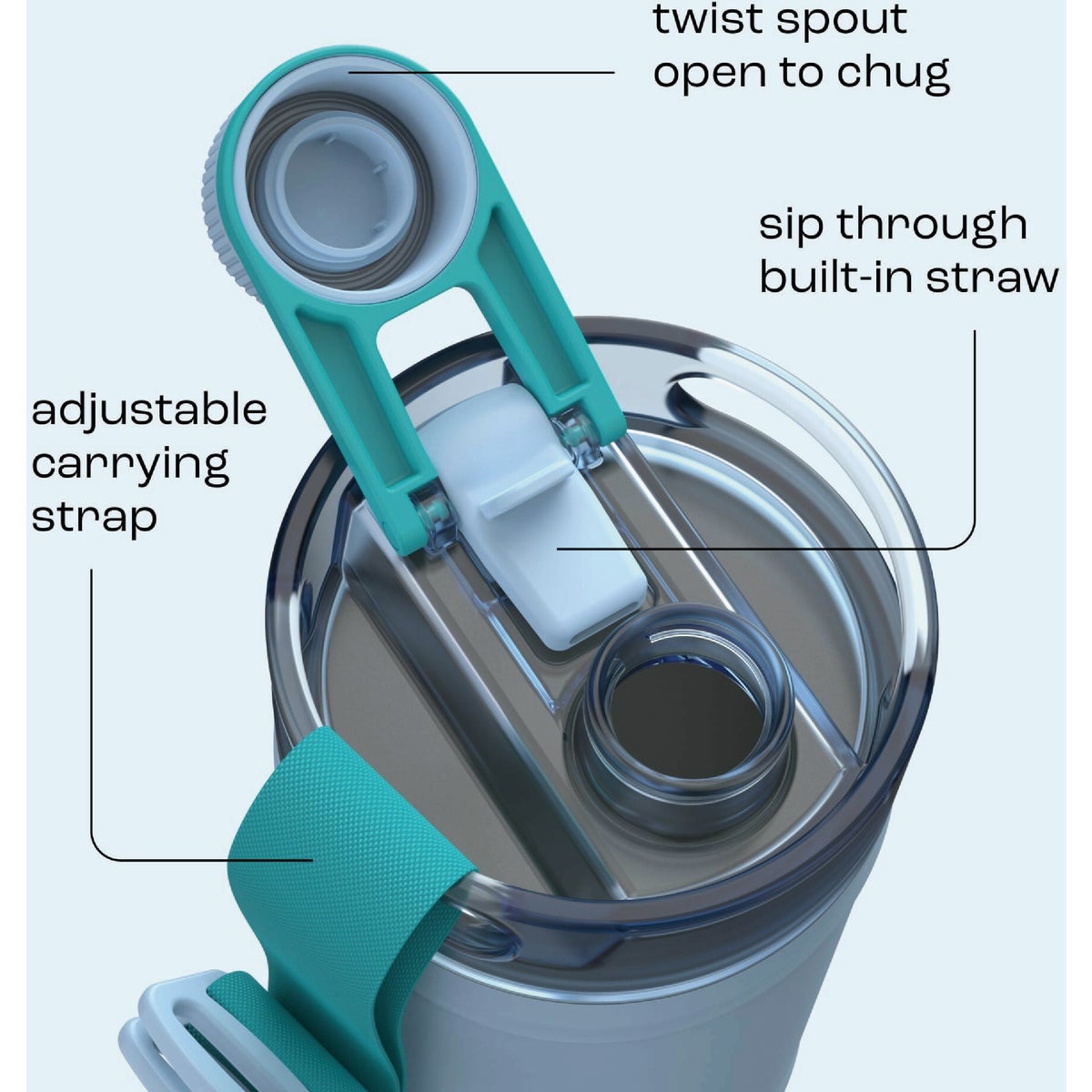 Bubba 64 Oz. Insulated Jug, Daydreamin' Image 4