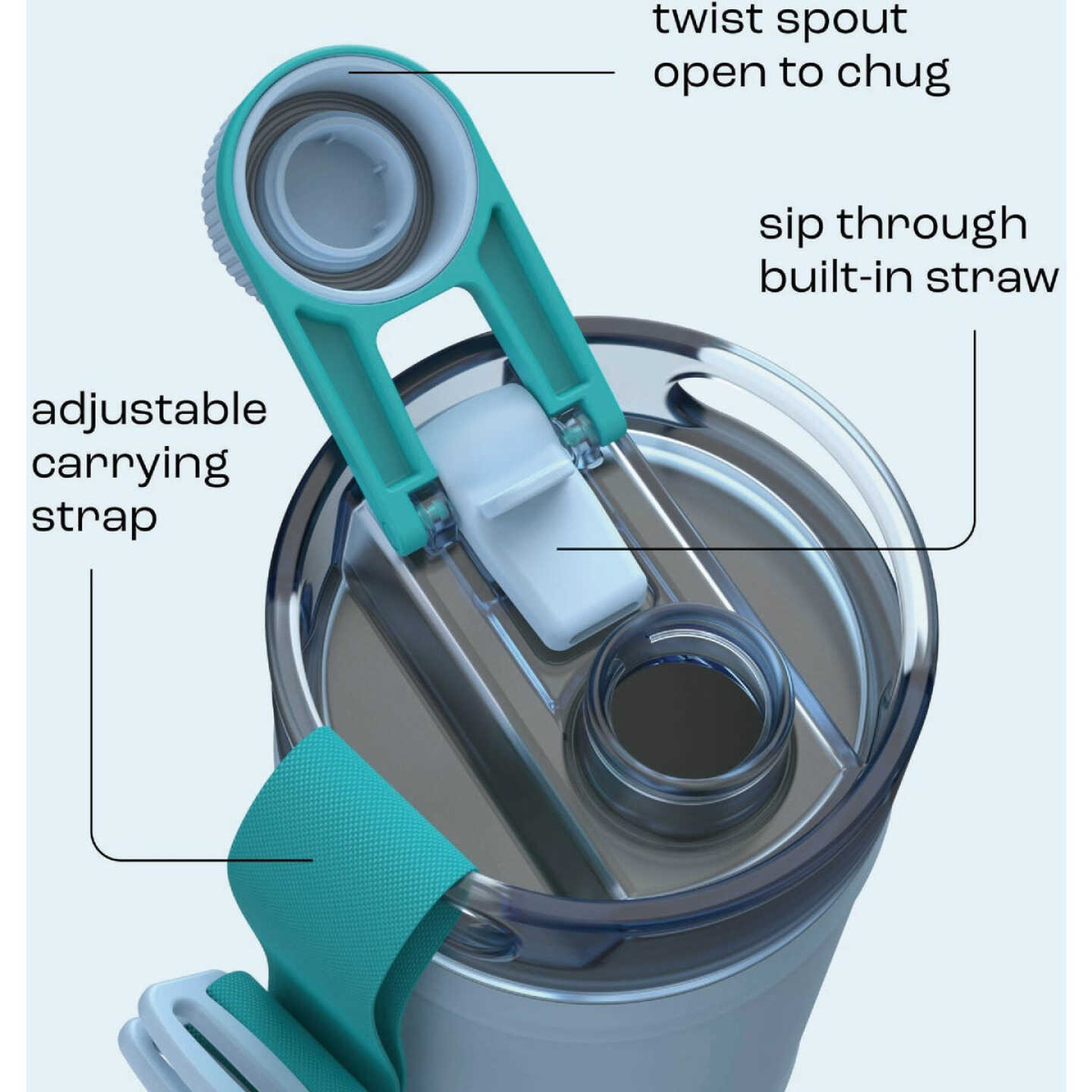 Bubba 64 Oz. Insulated Jug, Daydreamin' Image 4