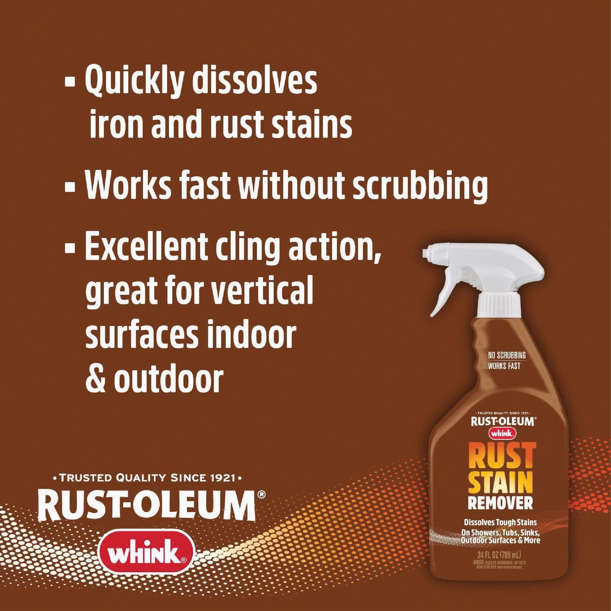 Whink 24 Oz. Rust Stain Remover Foaming Spray Image 3