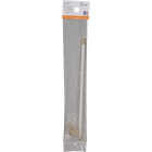 Kenney 11 In. To 19 In. 5/16 In. White Swivel Cafe Rod Image 2