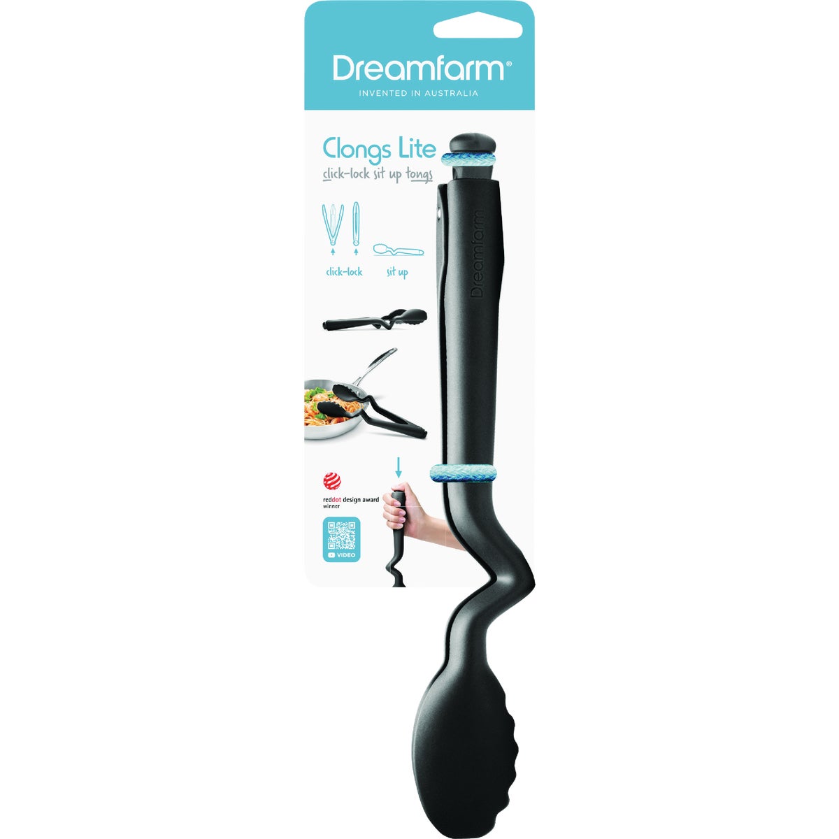 Dreamfarm 10-1/2 In. Clongs Lite, Black Image 2