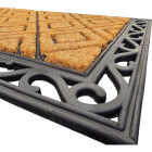 FanMats 24 In. x 36 In. Diamond Pattern Rubber Coir Door Mat Image 4