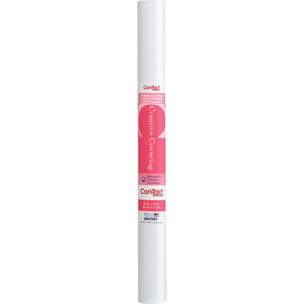 Con-Tact Creative Covering 18 In. x 9 Ft. White Self-Adhesive Shelf Liner Image 2