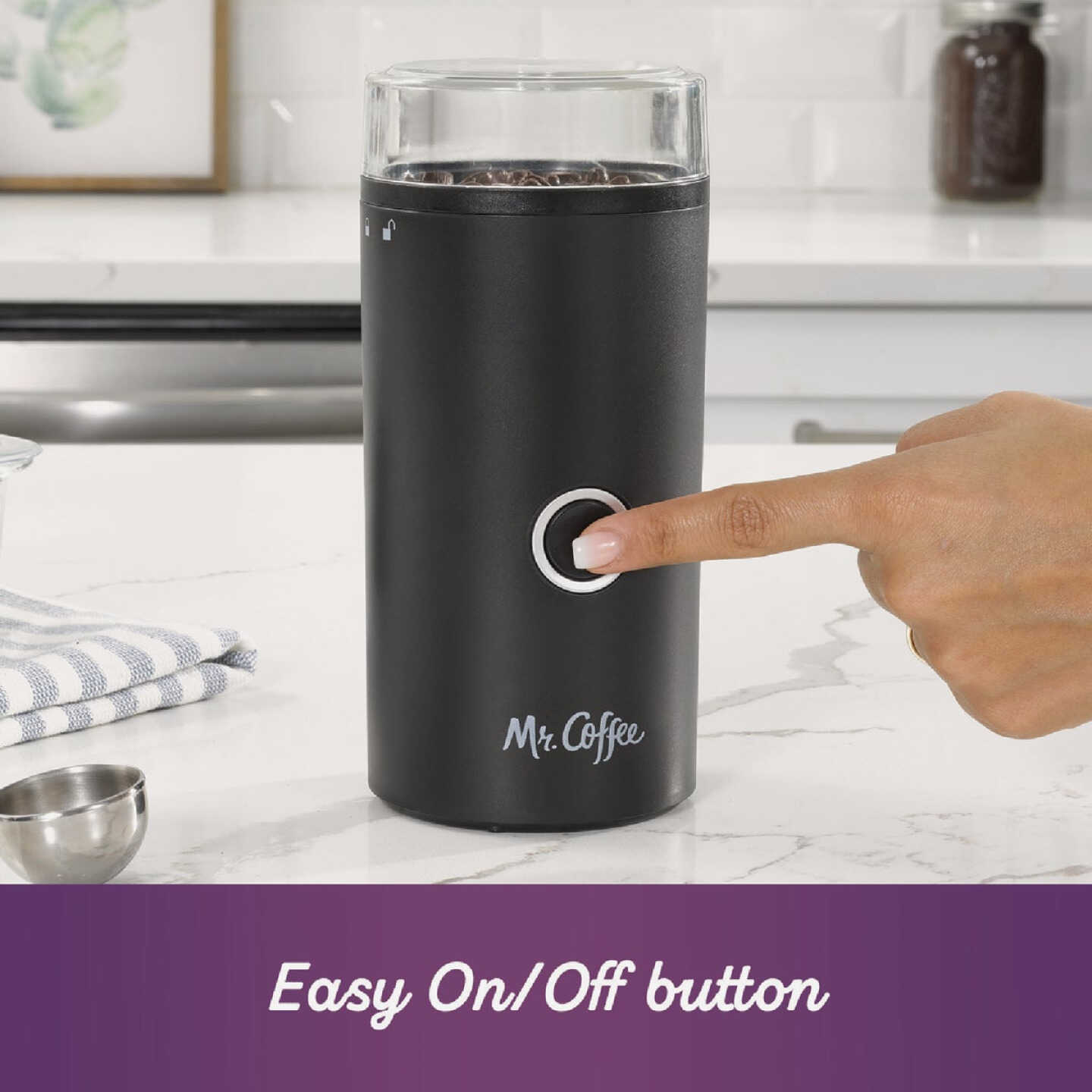 Mr. Coffee 14 Cup Simple Grind Coffee Grinder Image 4