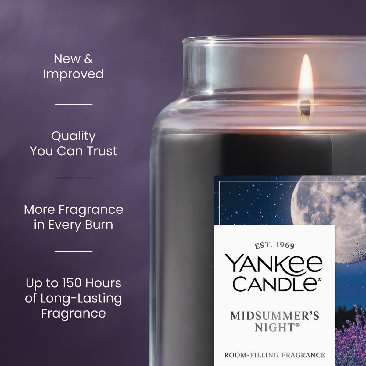 Yankee Candle 22 Oz. Mid Summer's Night Large Jar Candle Image 3