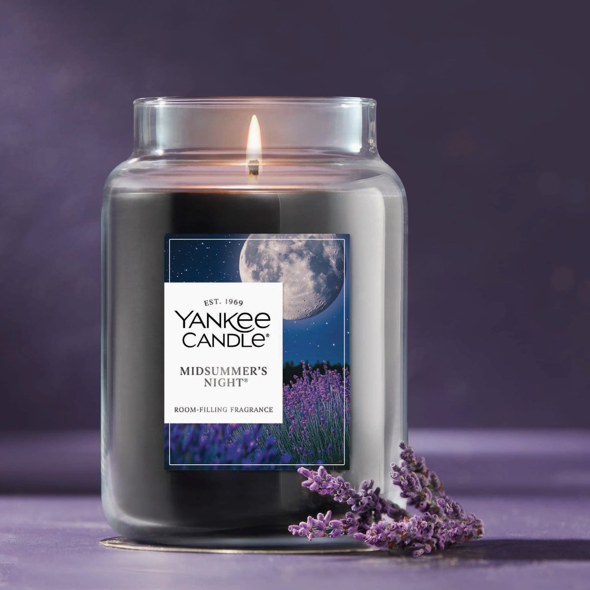Yankee Candle 22 Oz. Mid Summer's Night Large Jar Candle Image 4