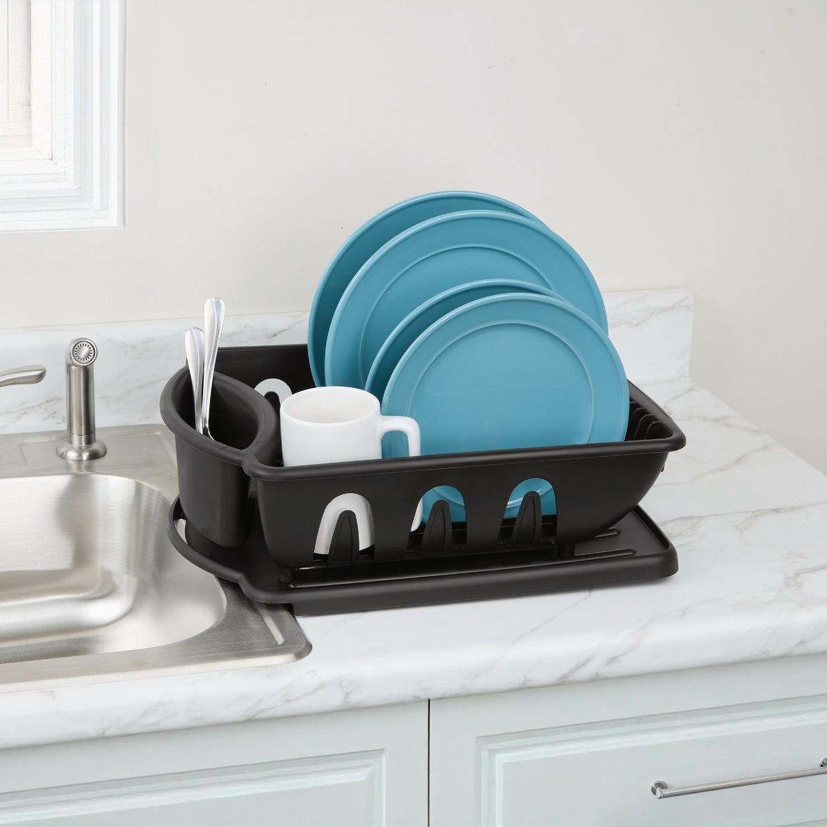 Sterilite Black Dish Sink Set (2-Piece) Image 2