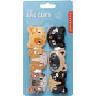 Kikkerland 1 In. x 4 In. Cat Bag Clip (6-Pack) Image 2