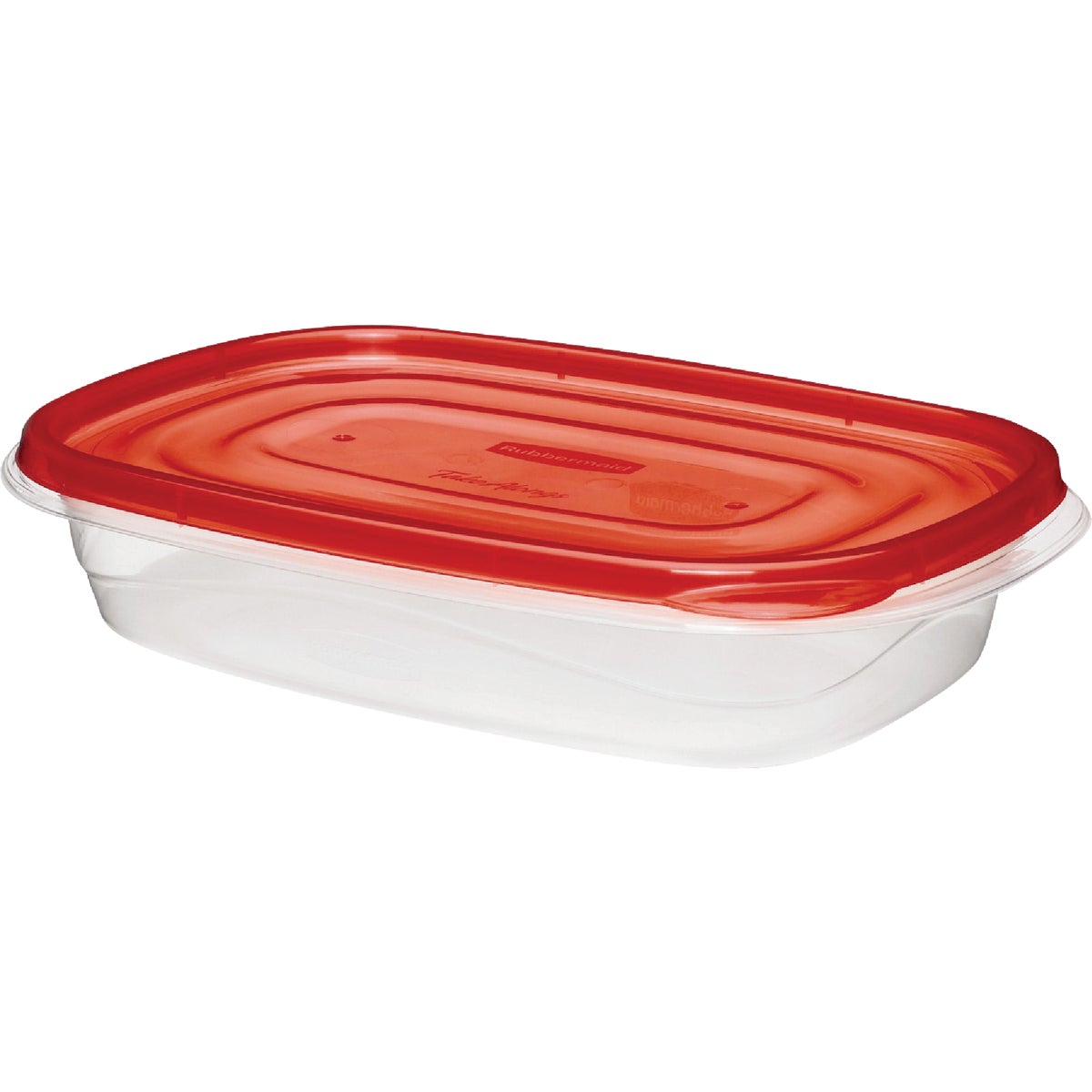 Rubbermaid TakeAlongs 4 C. Clear Rectangle Food Storage Container with Lids (3-Pack) Image 3