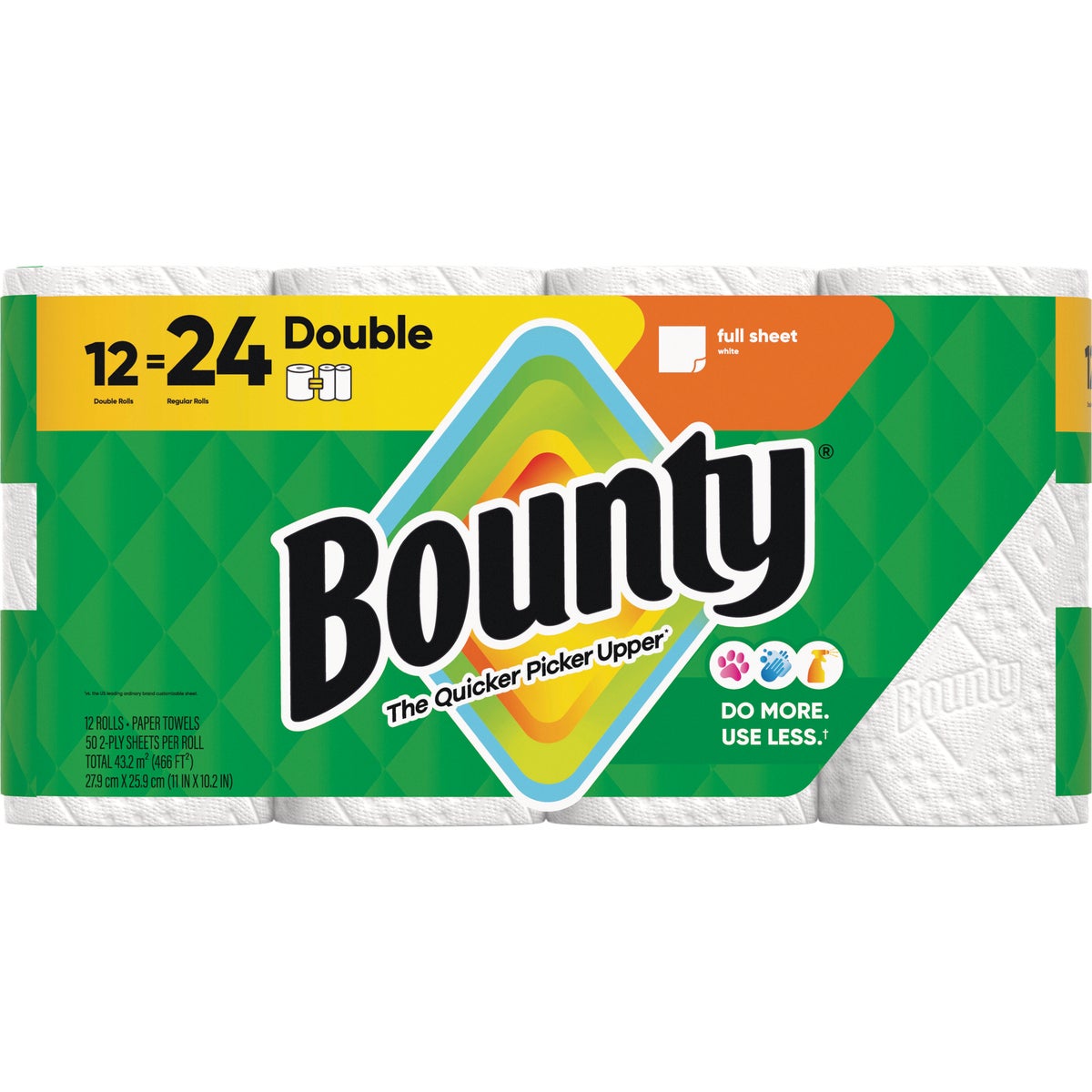 Bounty Full Sheet Paper Towels (12 Double Rolls)
