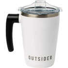 Outsider Coffee Mug with Swivel Handle, White Image 1