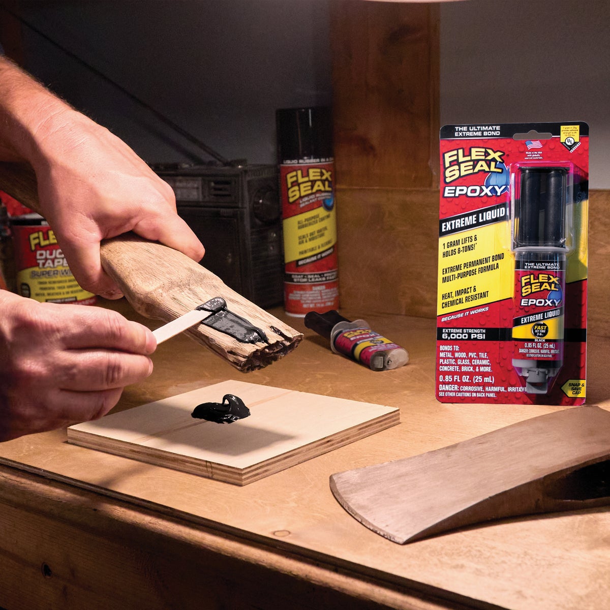 Flex Seal Epoxy 0.85 Fl. Oz. Extreme Liquid, Black Image 4