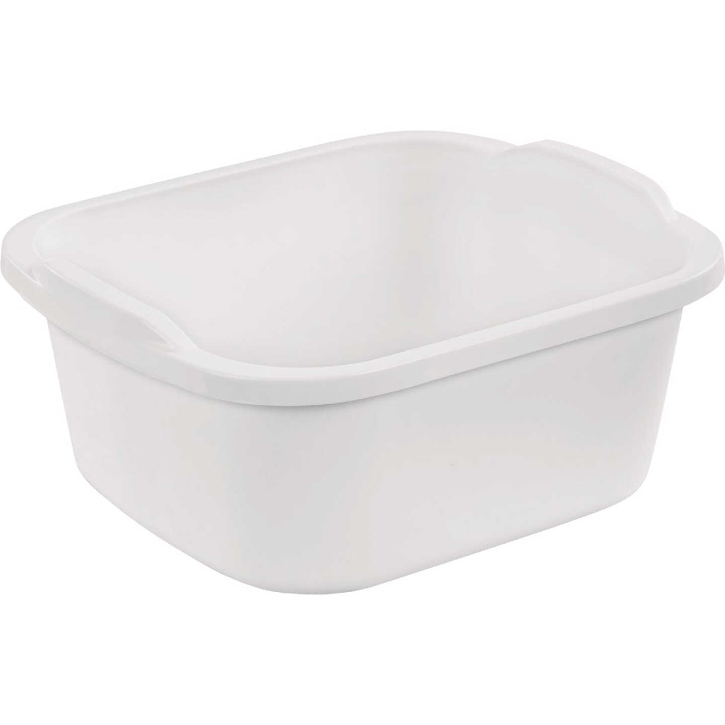 Sterilite 12 Qt. White Dishpan Image 1