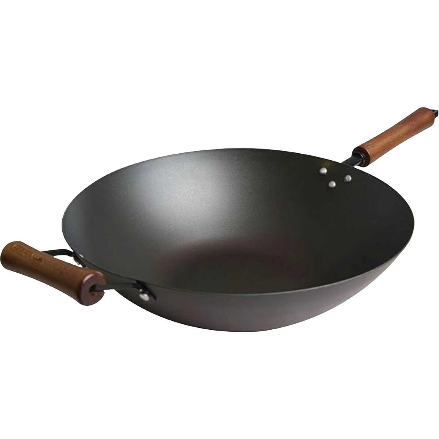 Joyce Chen Classic Series 14 In. Carbon Steel Preseasoned Wok Image 1