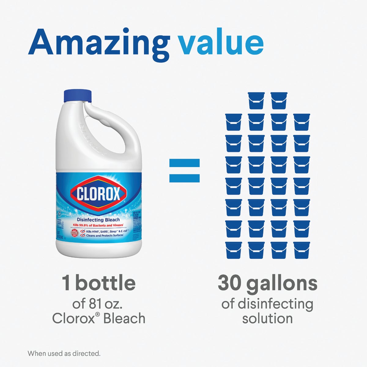 Clorox 81 Oz. Disinfecting Bleach Image 5
