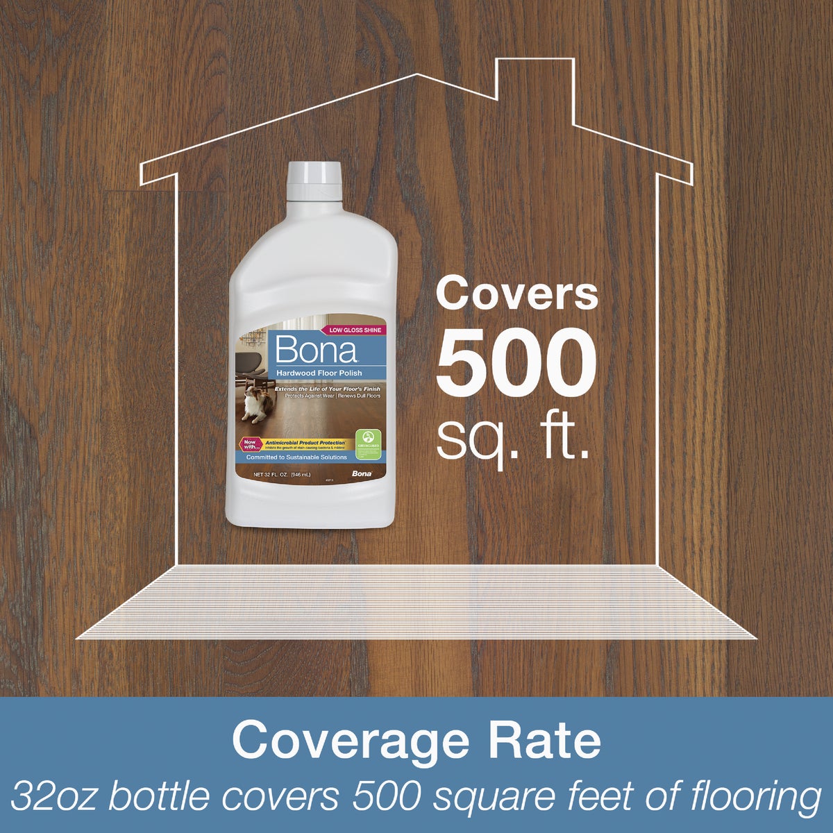 Bona 32 Oz. Low Gloss Hardwood Floor Polish Image 4