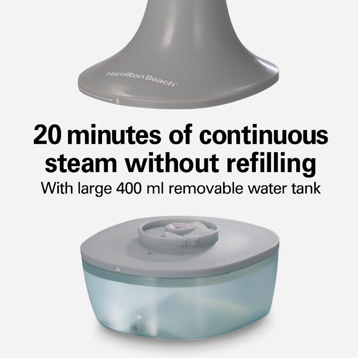 Hamilton Beach 1200W Gray Handheld Garment Steamer Image 7