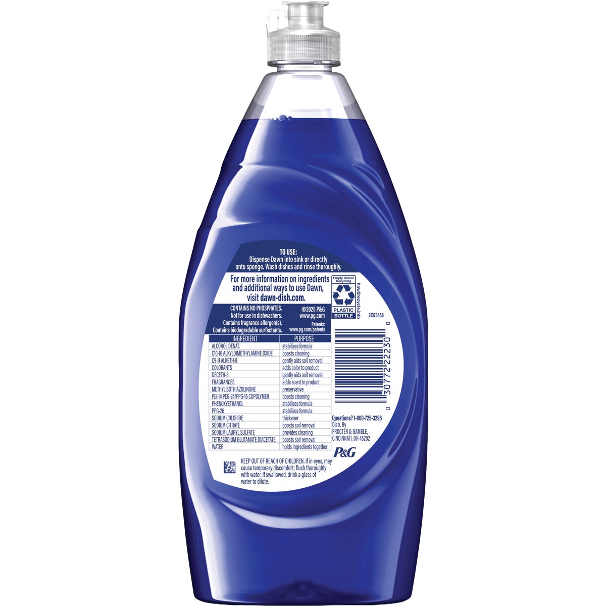 Dawn Platinum 30 Oz. Fresh Rain Dishwashing Soap Image 6