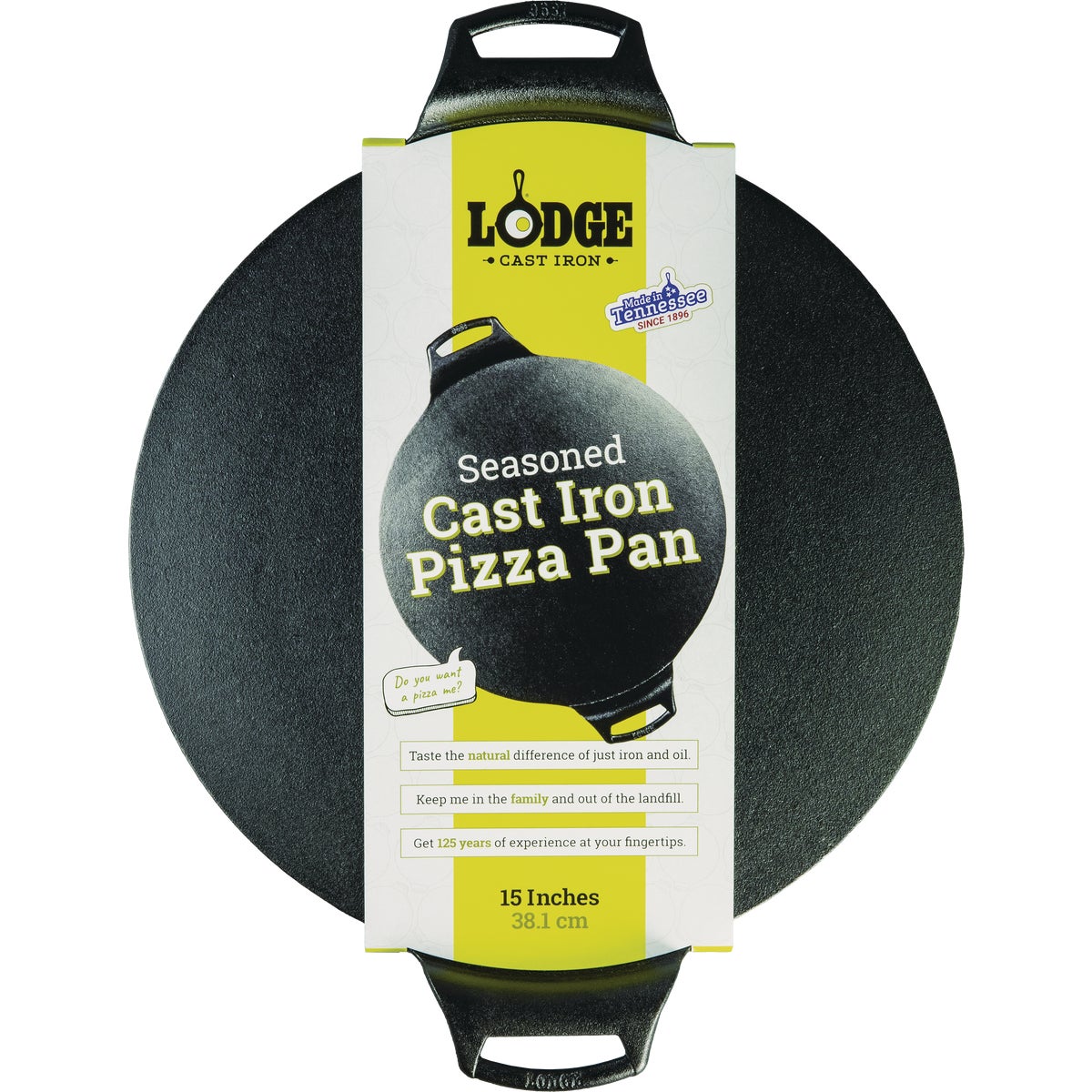 Lodge 15 In. Cast Iron Pizza/Baking Pan Image 3